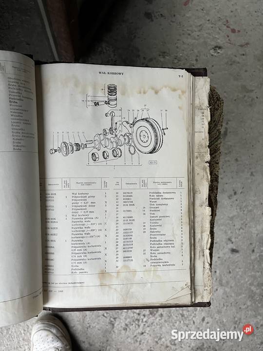 katalog częśći ciagnika mf235 orgynialna Zwoleń