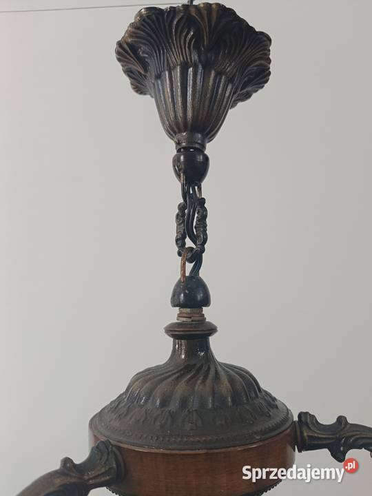 Żyrandol z lat 7080 sprawny stan b Wrocław sprzedam