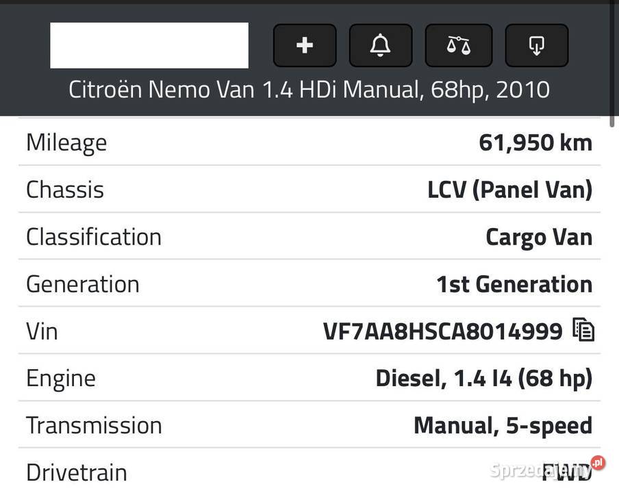 SILNIK 8HS Citroen Nemo Peugeot Bipper Tapee 14 sprzedam