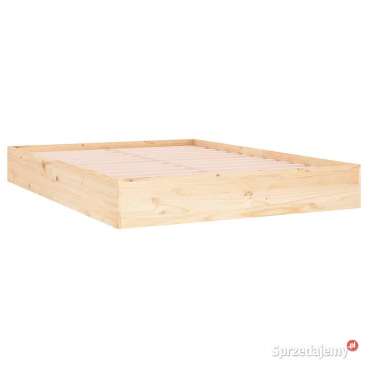 Rama łóżka lite drewno podwójna 120x190 WM820072 Warszawa