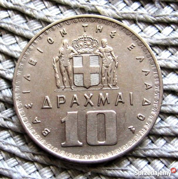 Grecja 10 Drahma 1959r Numizmatyka Kalisz