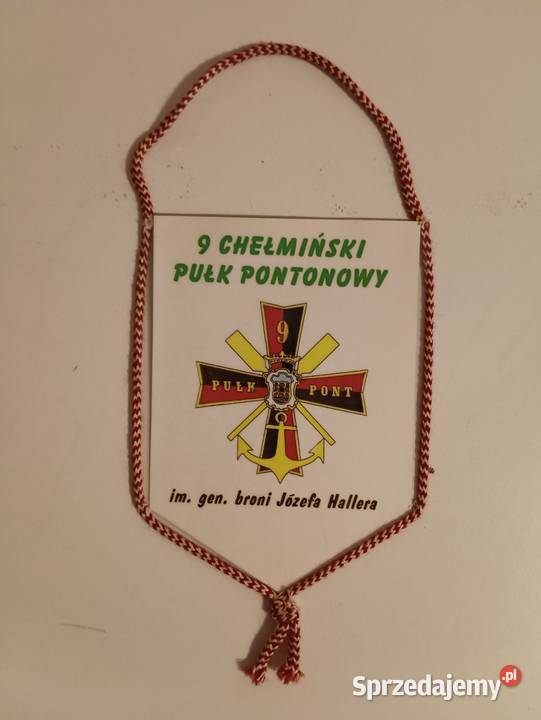 Proporczyk 9 Chełmiński Pułk Pontonowy WP Kościan