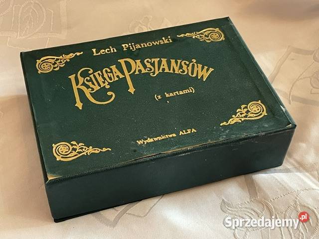 Księga Pasjansów z kartami Lech Pijanowski Kraków