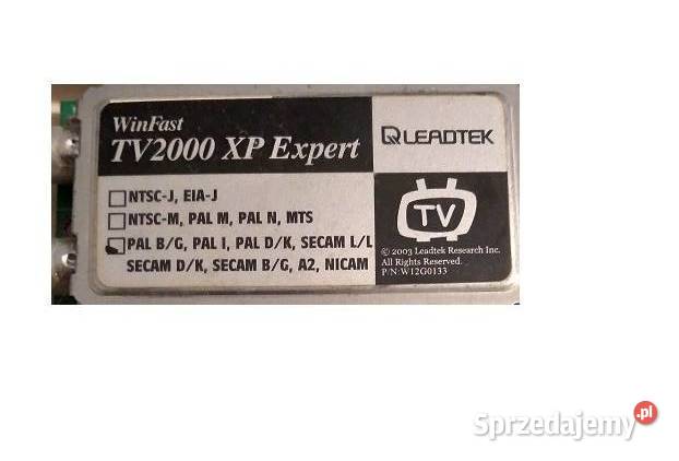 karta telewizyjna WinFast TV2000 XP Expert Podzespoły bazowe Zelów