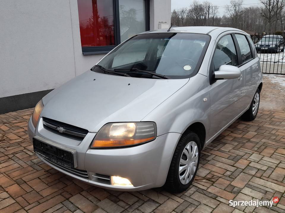 Śliczny Chevrolet Aveo 14 8v BenzynaKLIMA 174 Rok produkcji 2006
