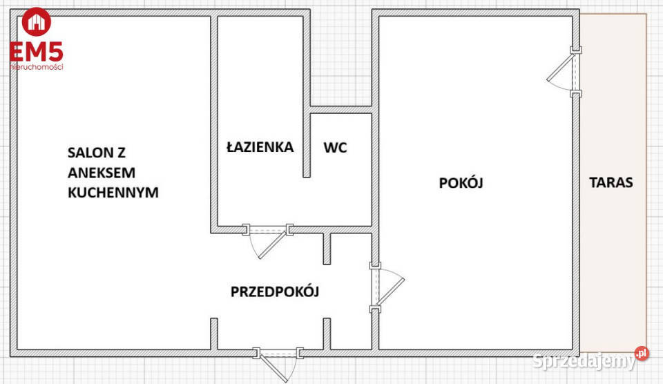 Mieszkanie Białystok Zagórna 47m2 2 pokoje Piętro 8 podlaskie