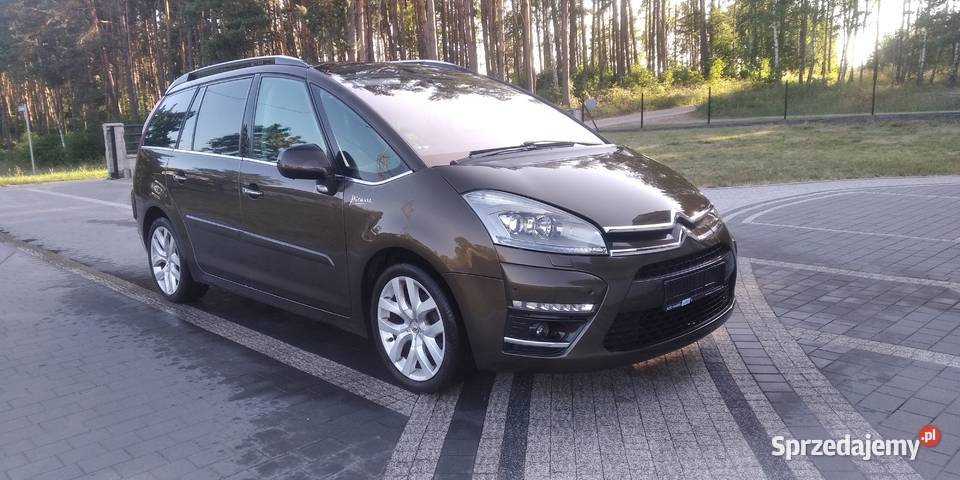 Citroen C4 grand Picasso 20hdi exlusiv brązowy manualna Kościerzyna