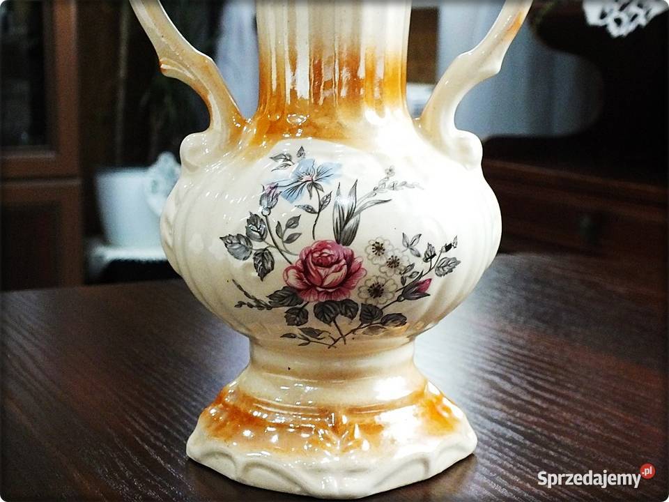 Wazon w kształcie amfoty greckiej Porcelit Żary