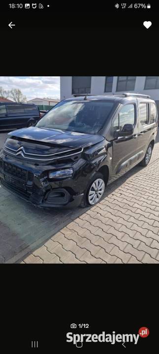 Citron Berlingo Automat 108tyskm z Niemiec 21r Citroën Dobrzyca
