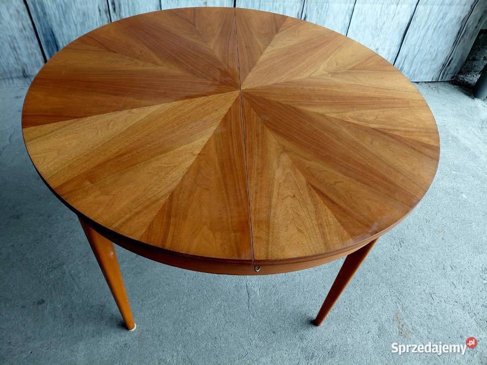 okrągły stół rozkładany patyczak 499