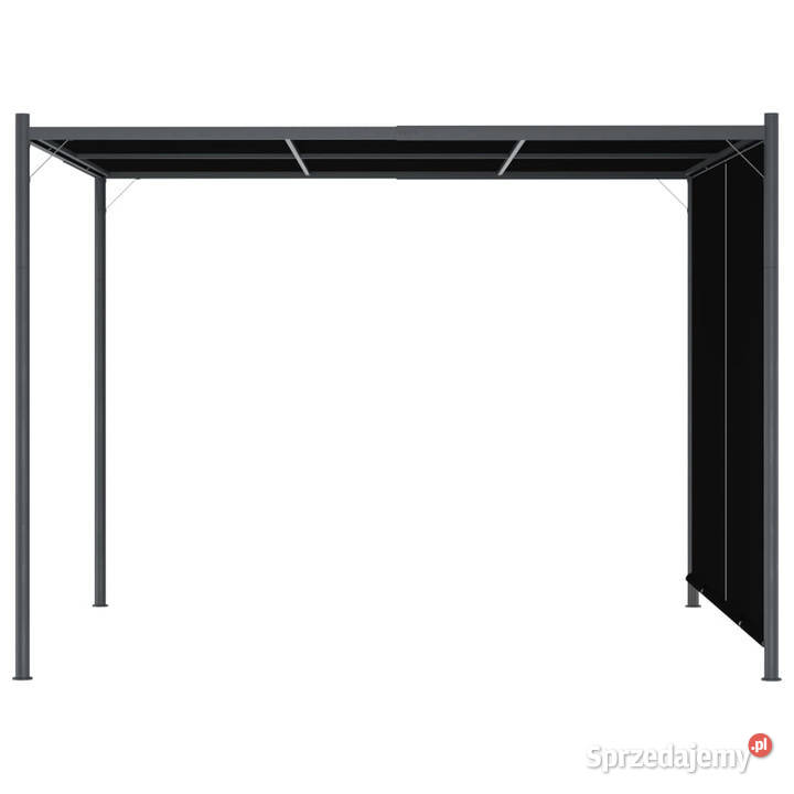 Pergola ogrodowa z chowanym dachem 3x3 Warszawa
