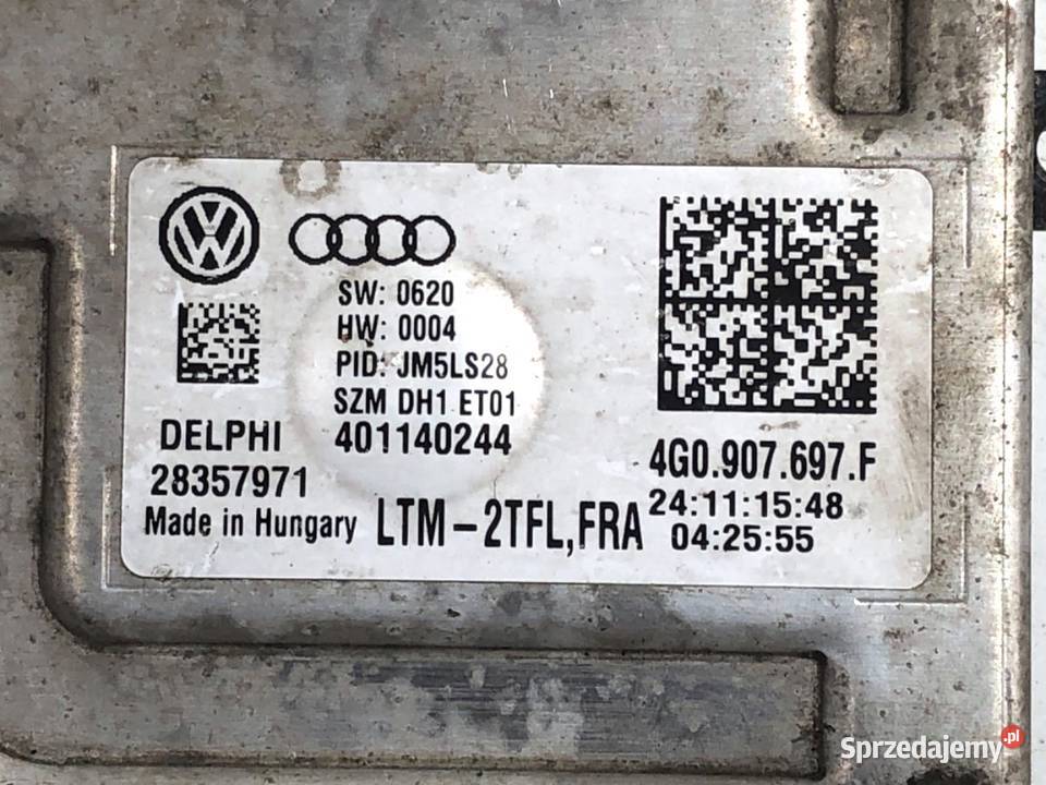 PRZETWORNICA XENON VW PASSAT B8 4G0907697F MODUŁ podkarpackie