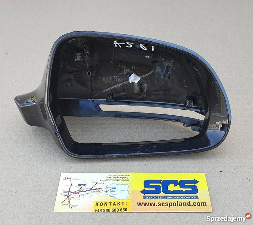 AUDI A4 A5 Q3 OBUDOWA LUSTERKA PRAWA 8T0857528