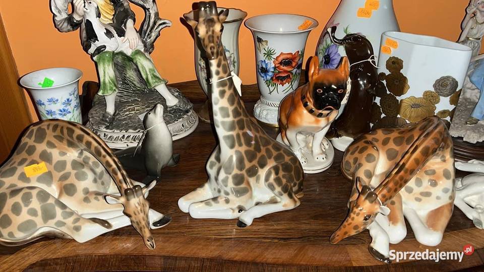 Żyrafa Lomonosov Figurka Leżąca Gdańsk