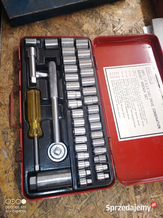 zestaw kluczy nasadowych PRL Klucze Chrzanów