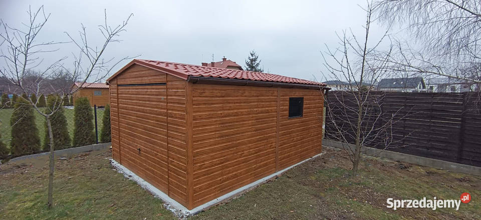 Garaż Blaszany 6x5 producent montaż profil Szczecin