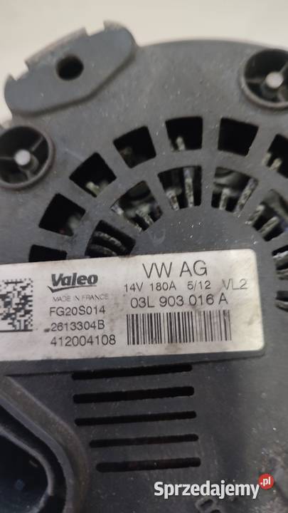 ALTERNATOR AUDI A4 B8 A5 8T Q5 8R A6 C7 4G 20 świętokrzyskie Włoszczowa