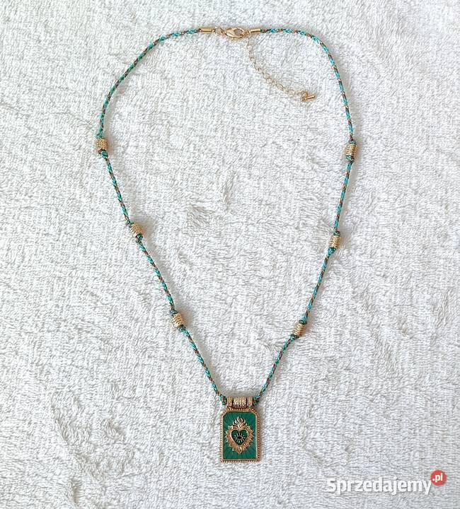 Naszyjnik łańcuszek chocker medalik medalion sprzedam