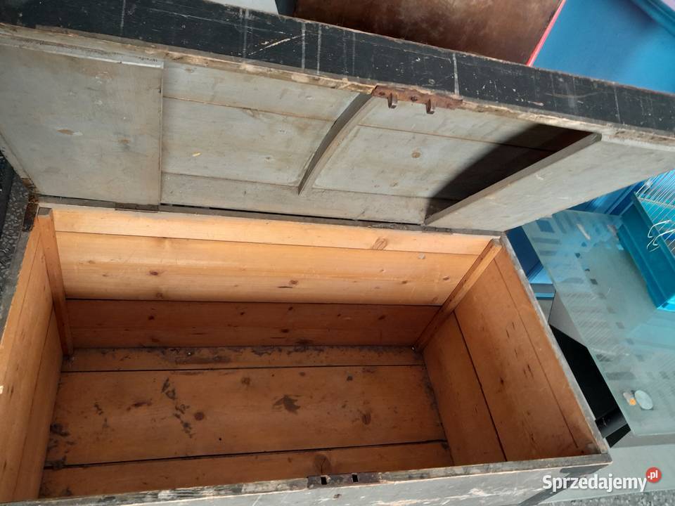 Drewniany kufer skrzynia dolnośląskie Oleśnica