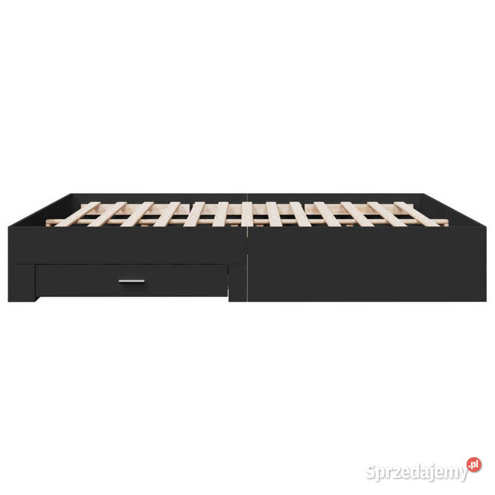 Rama łóżka z szufladami czarna 180x200 WM3280364 mazowieckie Warszawa