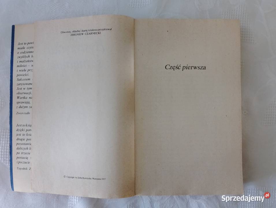 Książka SAMOTNOŚĆ Zofia Bystrzycka powieść Oborniki