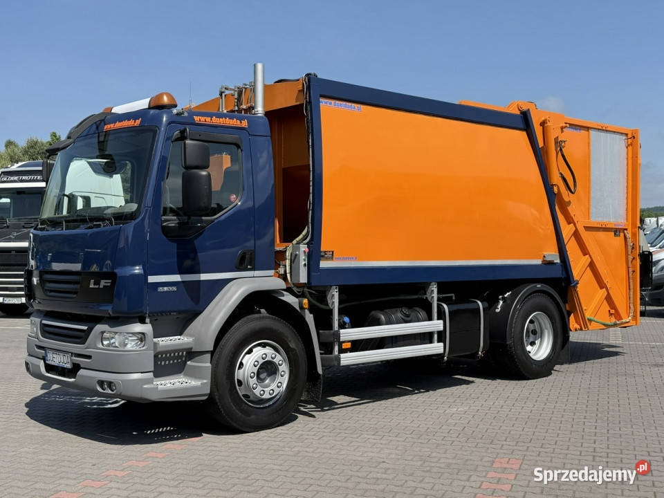 DAF LF 55300 Śmieciarka Komunal Partner KP 16V Widełki