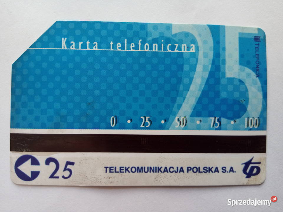 Karta telefoniczna Łączy nas coraz więcej 25 Pocztówki i karty telefoniczne Pocztówki i karty telefoniczne Dąbrowa Górnicza