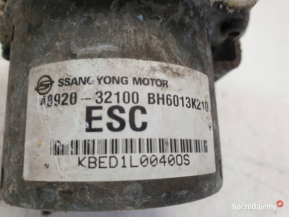 Korando III POMPA ABS hamulcowa 4892032100 Układ ABS i ESP Rudka