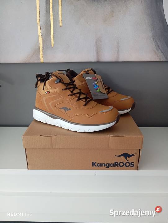 Brązowe trzewiki KangaROOS model KTS Kimo RTX 37 Jelenia Góra