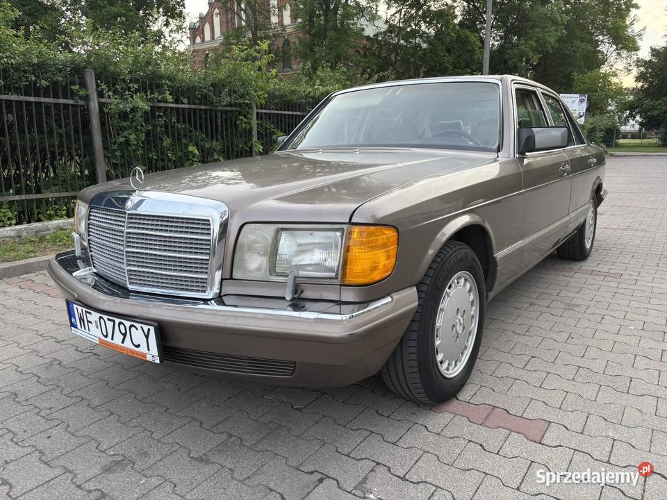Mercedes W126 300SE 1990 BEZ RDZY Kalifornia nieuszkodzony mazowieckie
