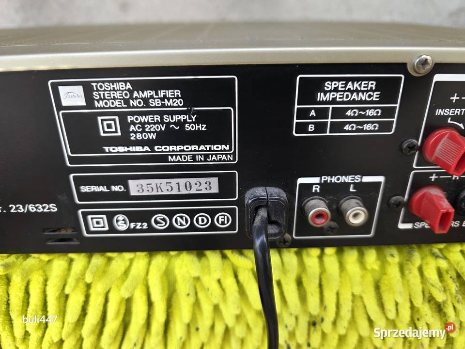 toshiba sbm20 wzmacniacz stereo Chełm Śląski