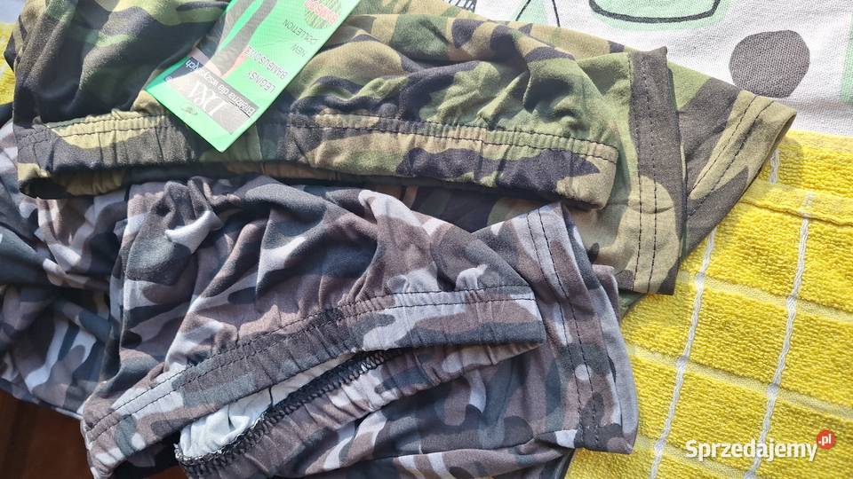 Leginsy getry legginsy długie Polskie moro khaki Pozostałe Moda i Styl Legionowo