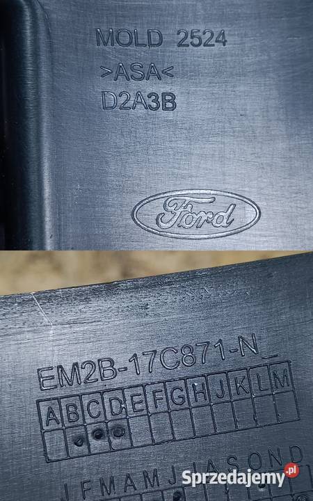 FORD GALAXY MK3 15 ŚLIZG MOCOWANIE ZDERZAKA TYŁ Części montażowe sprzedam