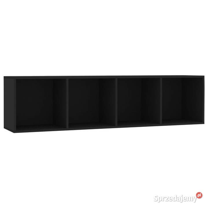 Regał na książkiszafka TV czarny 143x30x36 Warszawa