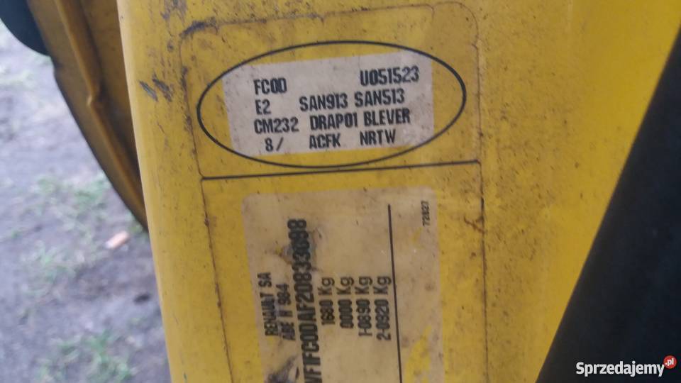 kangoo w całości na czesci 19 D nie dci renault zachodniopomorskie Recz