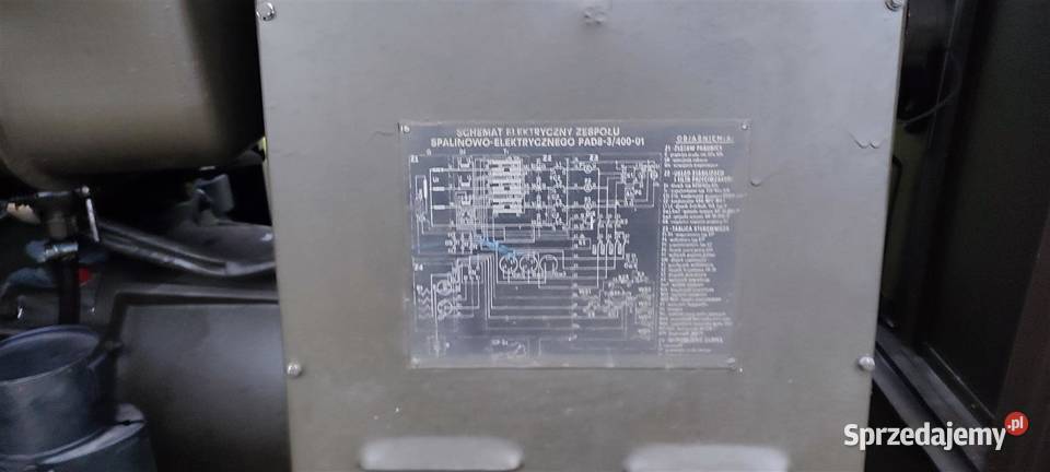 Wojskowy agregat prądotwórczy PAD8 moc 10kW