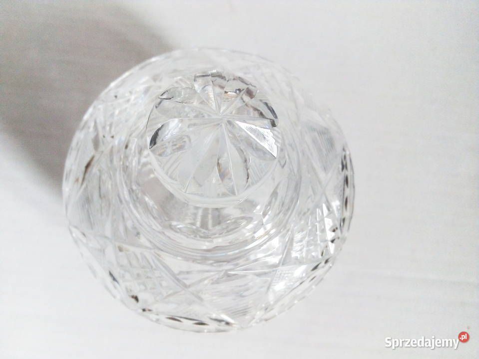 kryształowa bomboniera cukiernica vintage PRL śląskie sprzedam