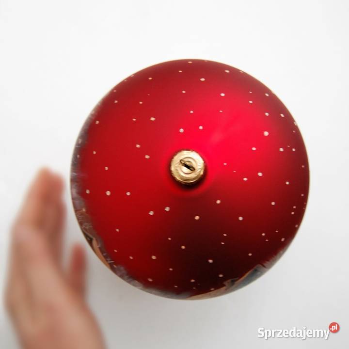 Bombka szklana ręcznie malowana 15 pejzaż lubelskie Lublin