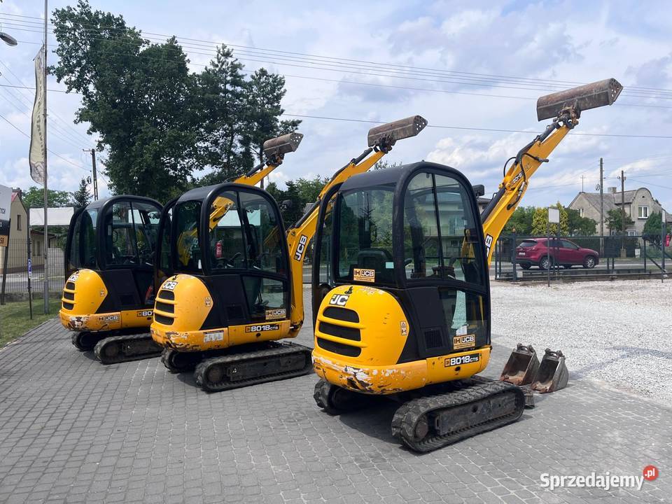 Mini koparka JCB 8018 z 2017r Ładna 1800 Koparki Złoczew
