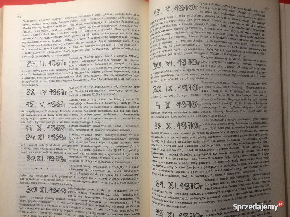 3147 Zeszyt Nauczyciela XXX Lat Szczecińskiej sprzedam