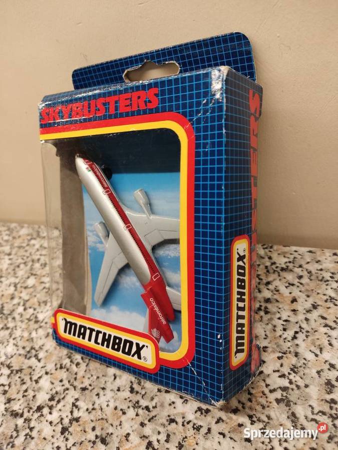 Matchbox Skybusters SB13 DC 10 Samolot szary/srebrny
