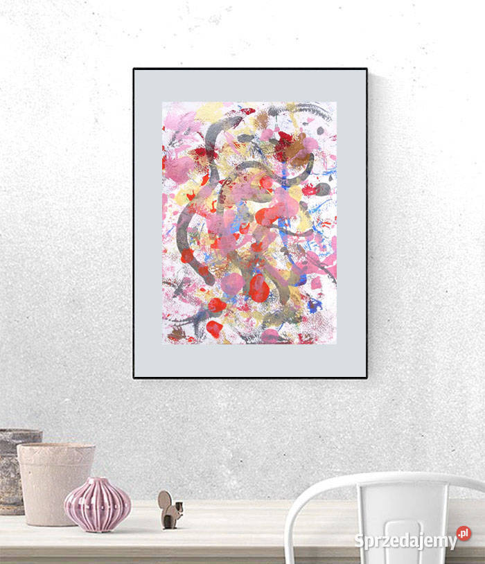 abstrakcyjny rysunek A3 Dekoracje i ozdoby Łódź sprzedam