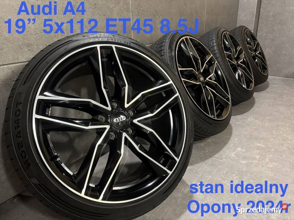 19 Audi A4 b9 b8 b7 felgi koła komplet 5x112 Samochodowe Lubasz