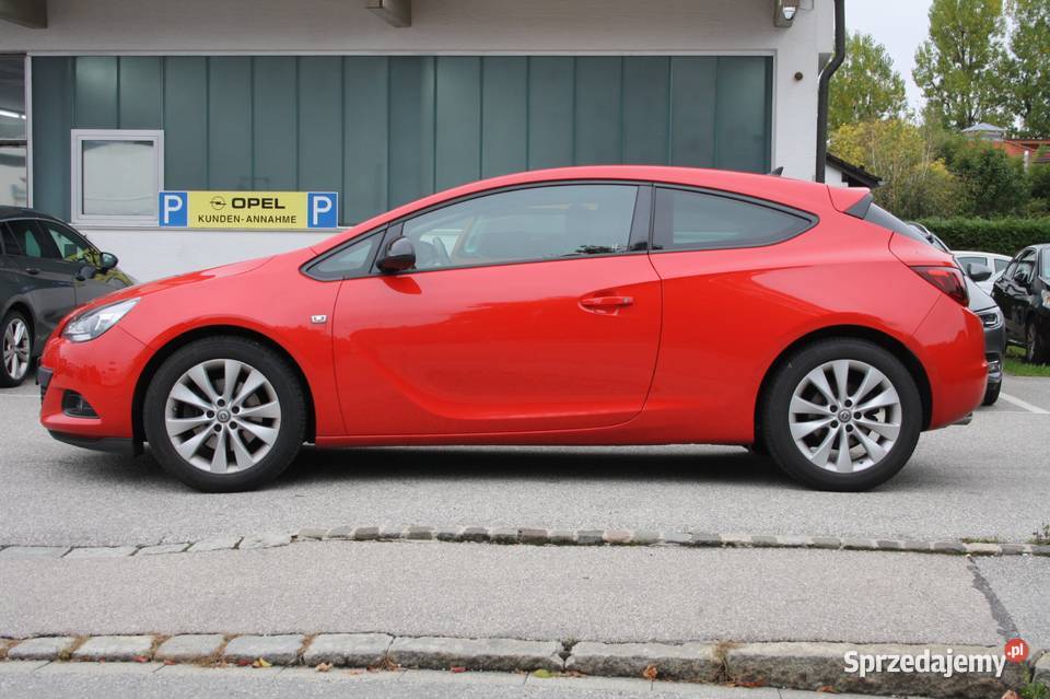 OPEL ASTRA J GTC 14TURBO 2016 małopolskie Kraków sprzedam