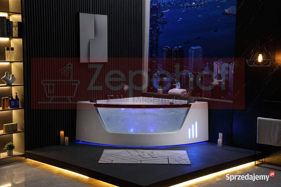 Wanna z hydromasażem EB375 narożna podlaskie Grabówka sprzedam