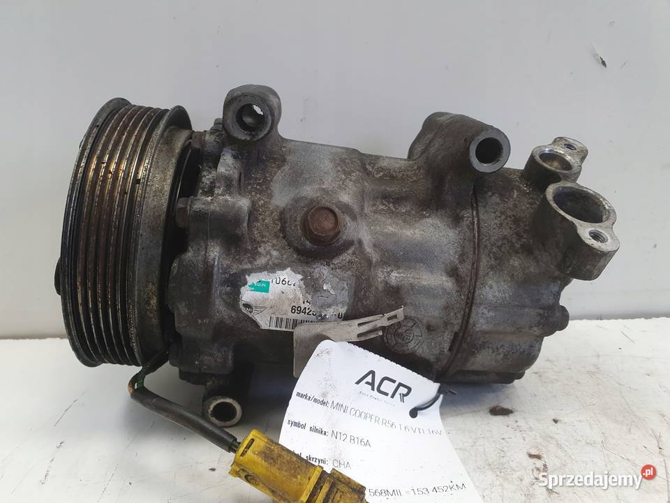 Mini Cooper R56 16 16V VTi SPRĘŻARKA Kompresory klimatyzacji Janów