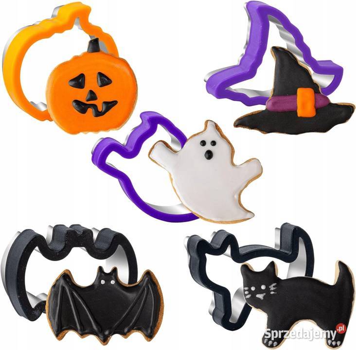Halloweenowe foremki do wykrawania ciasteczek 5 dolnośląskie Lubin