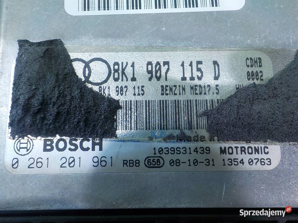 AUDI A4 B8 SLINE 18 TFSI 08r SEDAN sterownik osobowe