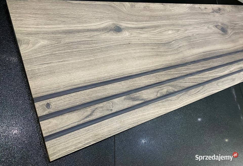 Grube 2 płyty schodowe 120x40 tarasowe DREWNO Łask