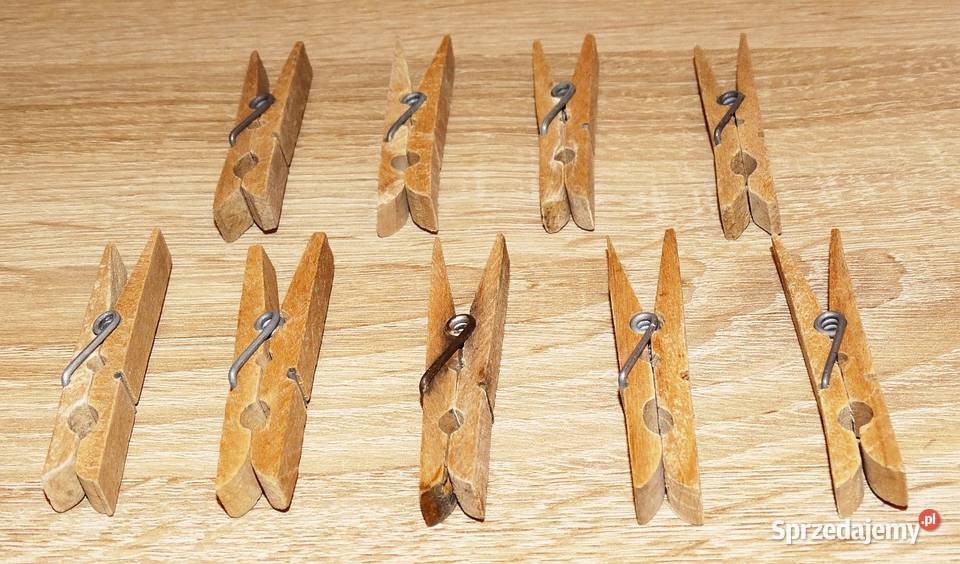 Drewniane klamerki spinacze żabki do ubrań śląskie Gliwice